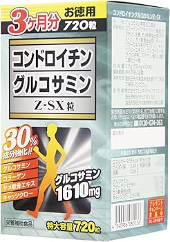 Amazon | コンドロイチングルコサミンZ-SX粒 720粒 | ウエルネス